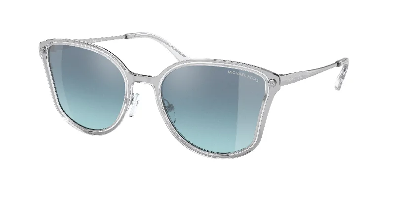 11537C - Silver - Turquoise Gradient Flash
