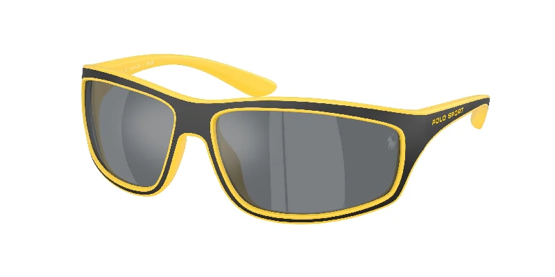 Men's metal - framed sunglasses with a brushed finish​​ Polo 4227U Sunglasses