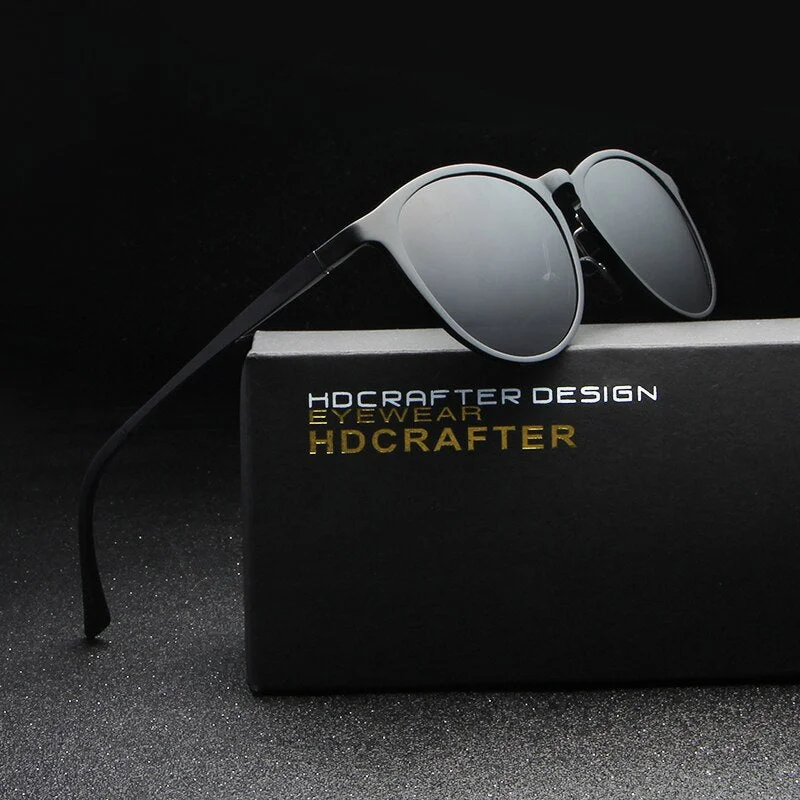 Unisex lightweight sunglasses for travel convenience Hdcrafter Unisex Full Rim Oval Round Aluminum Frame Polarized Sunglasses L6625 Unisex lightweight sunglasses for travel convenience Hdcrafter Unisex Full Rim Oval Round Aluminum Frame Polarized Sunglasses L6625