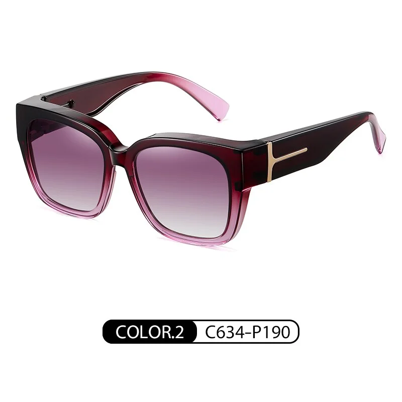 Unisex leather - detailed sunglasses for a touch of luxury Reven Jate Unisex Full Rim Square Tr 90 Polarized Cover Sunglasses 7511 Unisex leather - detailed sunglasses for a touch of luxury Reven Jate Unisex Full Rim Square Tr 90 Polarized Cover Sunglasses 7511