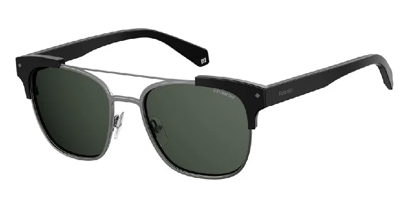 Unisex sport - style sunglasses with interchangeable nose pads POLAROID-PLD 6039/S/X-807-5418-SUNGLASSES Unisex sport - style sunglasses with interchangeable nose pads POLAROID-PLD 6039/S/X-807-5418-SUNGLASSES
