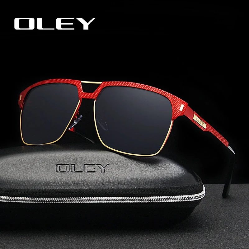 Unisex beach - essential sunglasses with a wide - brimmed design Oley Brand Unisex Classic Men Sunglasses Hd Polarized Y7641 Unisex beach - essential sunglasses with a wide - brimmed design Oley Brand Unisex Classic Men Sunglasses Hd Polarized Y7641
