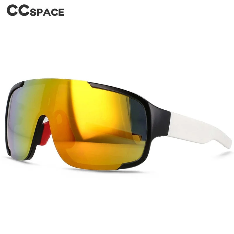 Unisex driving sunglasses with enhanced clarity CCspace Unisex Full Rim Oversized Rectangle Goggle Resin Frame Sunglasses 54511 Unisex driving sunglasses with enhanced clarity CCspace Unisex Full Rim Oversized Rectangle Goggle Resin Frame Sunglasses 54511