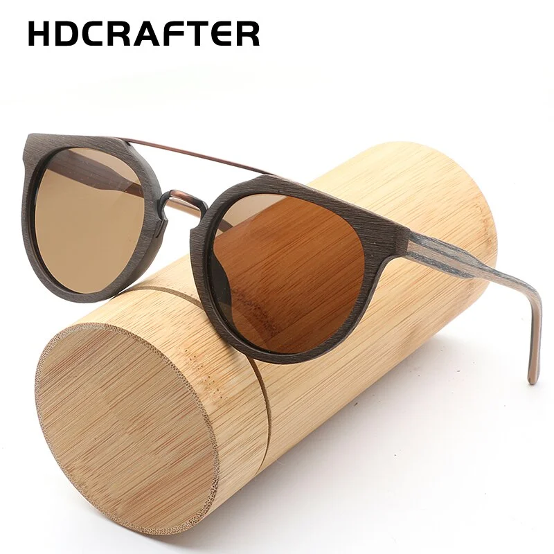 Unisex blue light - filtering sunglasses for digital device users Hdcrafter Unisex Full Rim Round Wood Metal Frame Polarized Sunglasses Lhb023 Unisex blue light - filtering sunglasses for digital device users Hdcrafter Unisex Full Rim Round Wood Metal Frame Polarized Sunglasses Lhb023