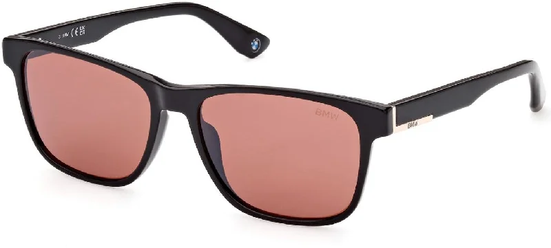 Men's mirrored wrap - around sunglasses for extreme sports​​ BMW 0032 Sunglasses