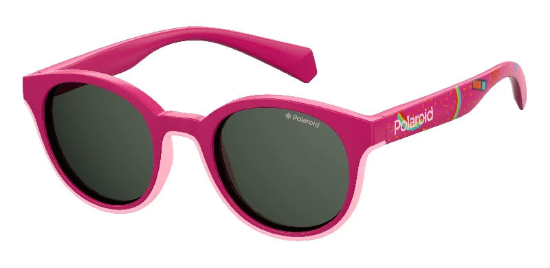 Unisex sport - style sunglasses with interchangeable nose pads POLAROID KIDS-PLD 8036/S-MU1-4219-SUNGLASSES Unisex sport - style sunglasses with interchangeable nose pads POLAROID KIDS-PLD 8036/S-MU1-4219-SUNGLASSES