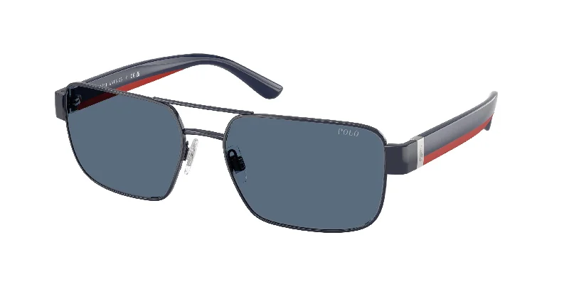 Men's leather - trimmed sunglasses for a luxurious feel​​ Polo 3161 Sunglasses