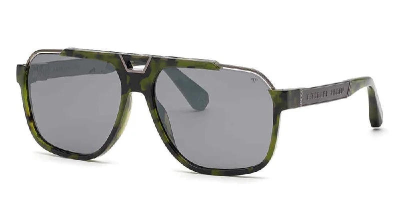 Men's lightweight sunglasses for travel​​ Philipp Plein SPP046M Sunglasses