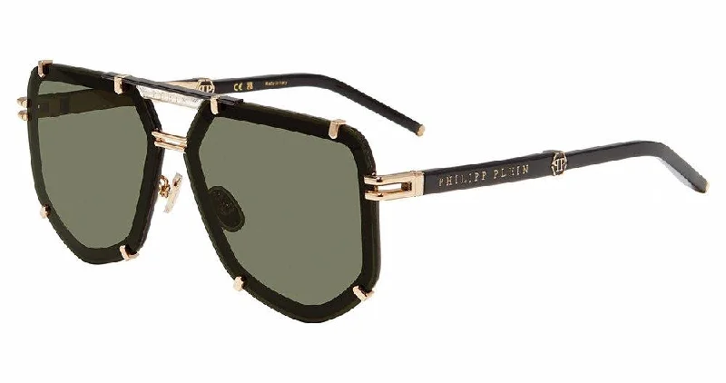 Men's aviator - style sunglasses with a metal frame Philipp Plein SPP132 Sunglasses Men's aviator - style sunglasses with a metal frame Philipp Plein SPP132 Sunglasses