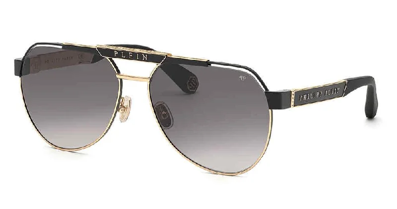 Men's wrap - around sunglasses for maximum sun protection Philipp Plein SPP073M Sunglasses Men's wrap - around sunglasses for maximum sun protection Philipp Plein SPP073M Sunglasses