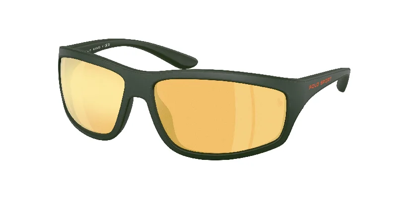 55967J - Green - Orange Mirror