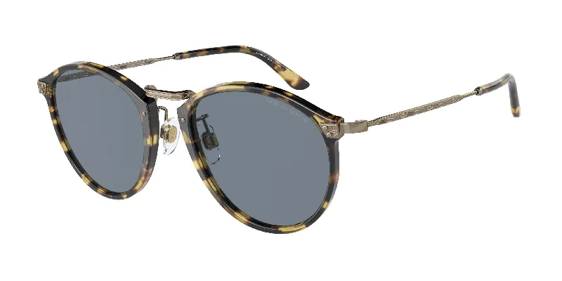 Men's wood - framed sunglasses for a natural touch​​ Giorgio Armani 318SM Sunglasses