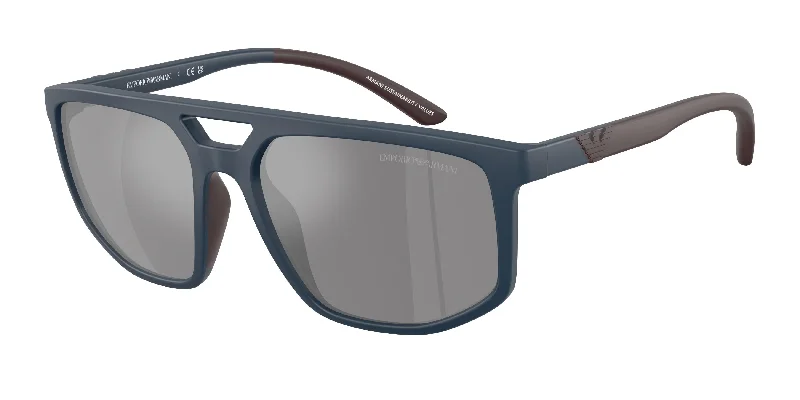 62606G - Blue - Dark Grey Mirror Silver