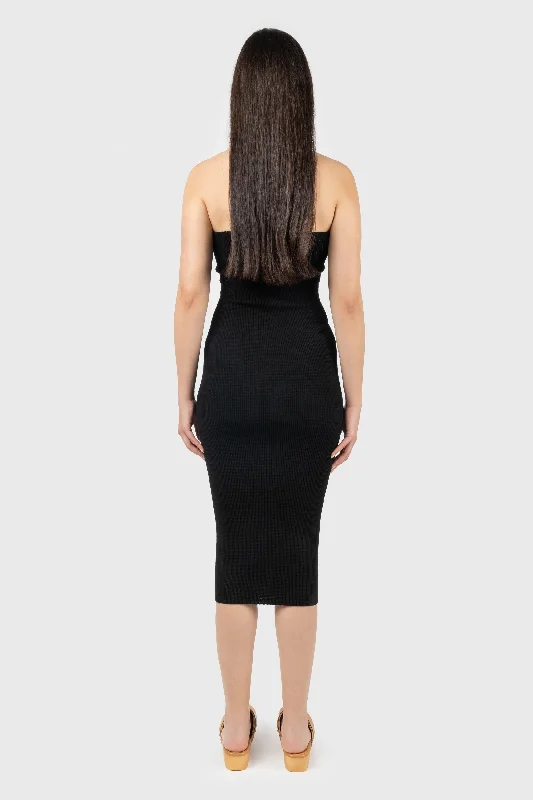 Bandeau Midi Dress