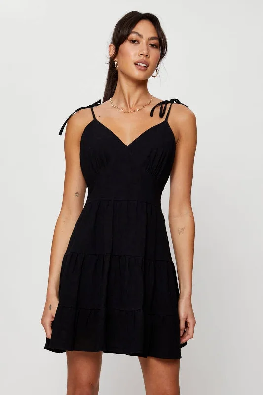 Black Mini Dress Sleeveless