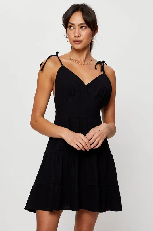 Black Mini Dress Sleeveless