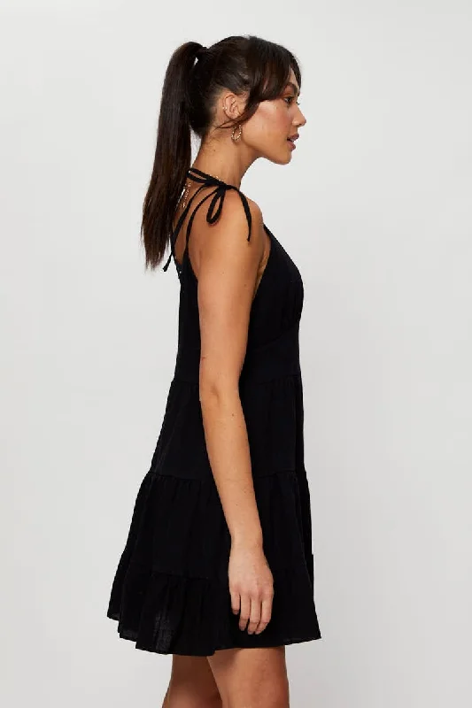 Black Mini Dress Sleeveless