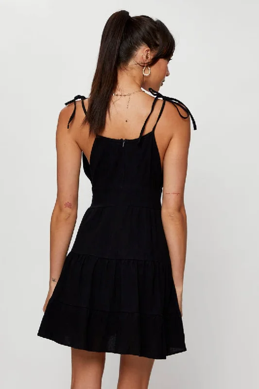 Black Mini Dress Sleeveless