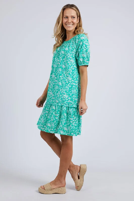 Bloom Emerald Floral Dress