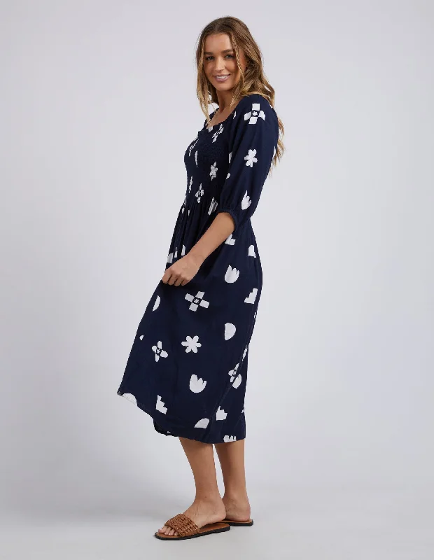 Elm Ellipse Midi Dress Print