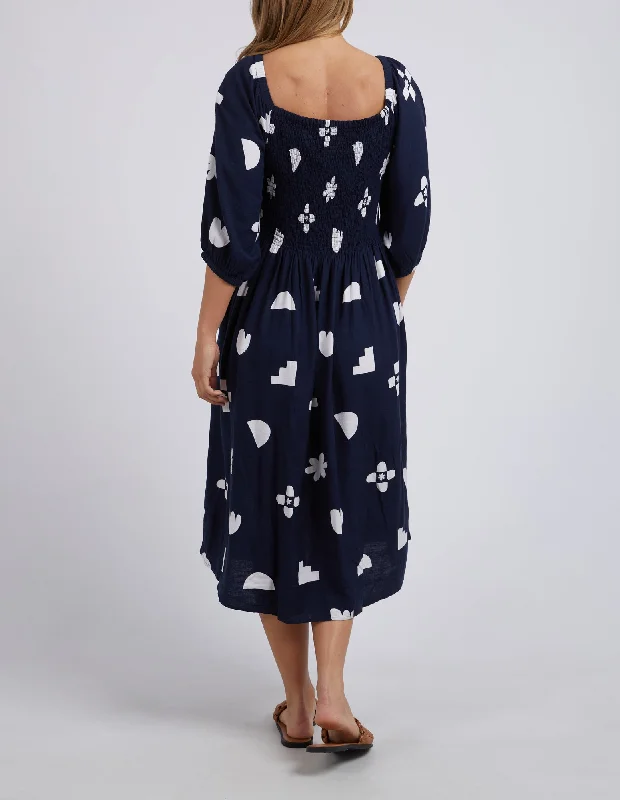 Elm Ellipse Midi Dress Print