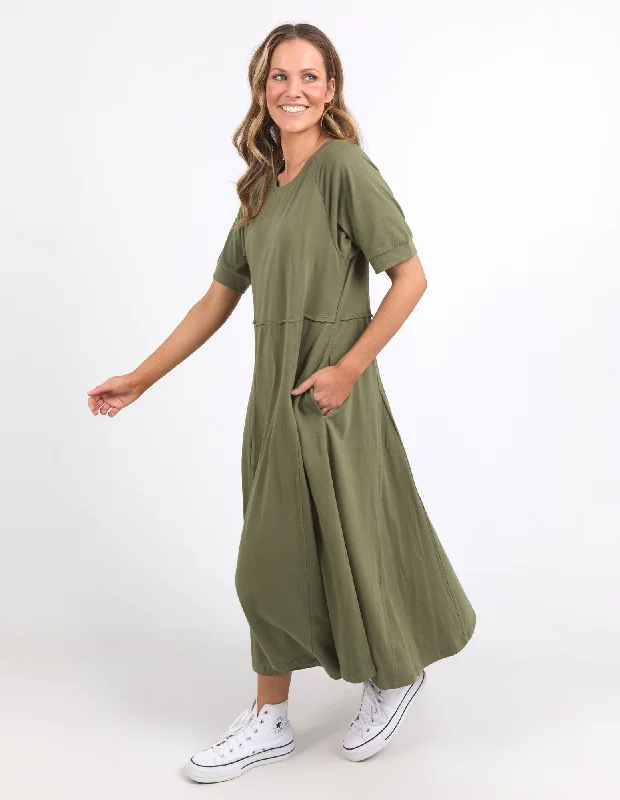 Elm York Midi Dress Clover