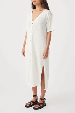 Julia Midi Dress - Cream