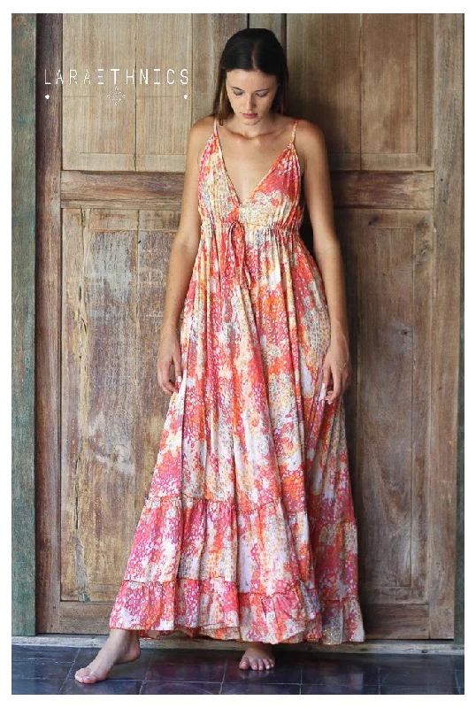 Lara Angeline Frillback Maxi Dress