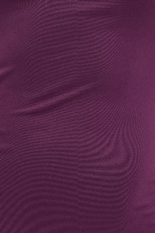 Purple Supersoft Bodycon Maxi Dress