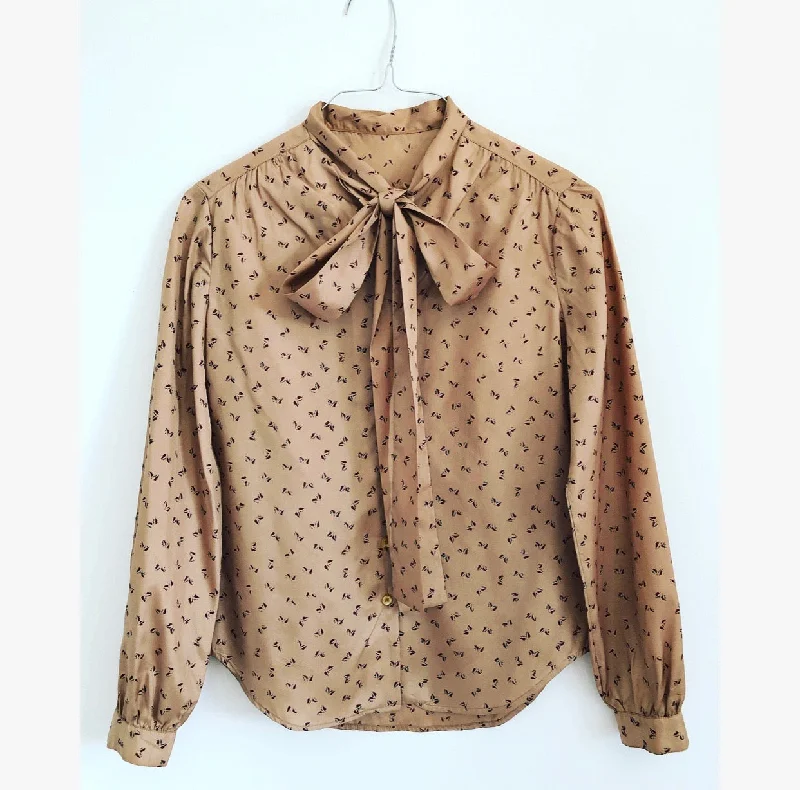 Secretary Pussy Bow Blouse