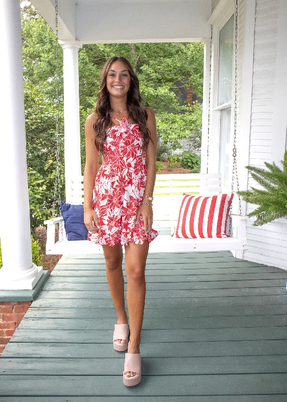 Thea Flower Mini Dress