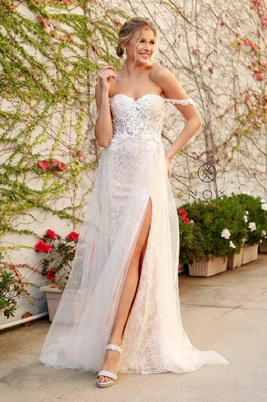 Boho Long Wedding Dress