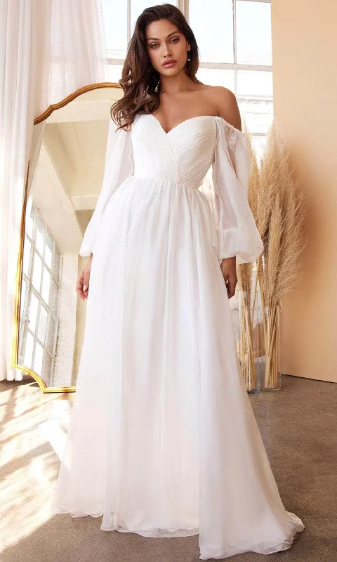 Cinderella Divine CD243W - Sweetheart Chiffon Wedding Dress