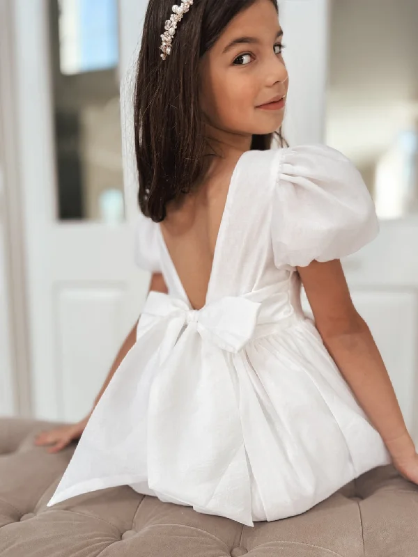 Delia Girls White Dress