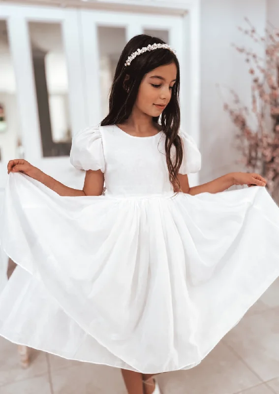 Delia Girls White Dress