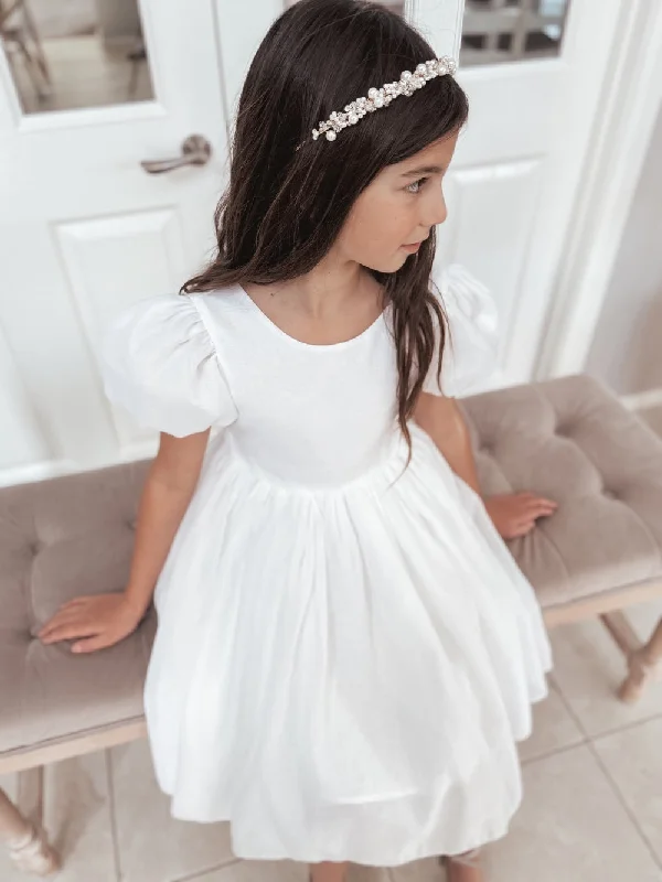 Delia Girls White Dress