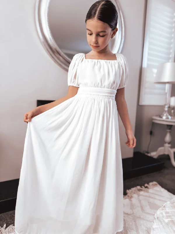 Emilia Girls White Dress