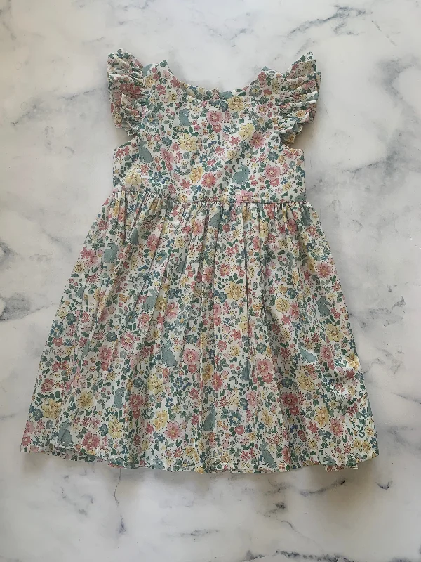 Blue floral bunny dress