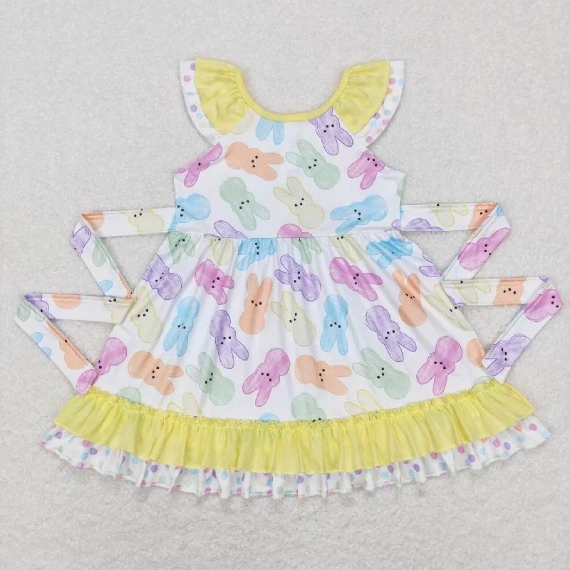 GSD0610 baby girl clothes bunny girl easter summer dress