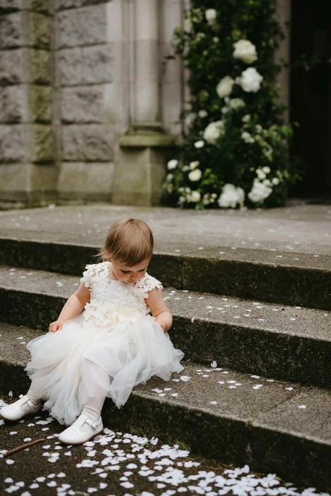 Layla Girls Ivory Tutu Dress