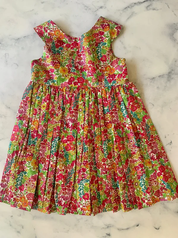 Liberty Margaret Annie Dress Pinks and Green