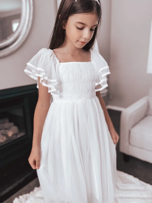 Liliana Girls White Dress