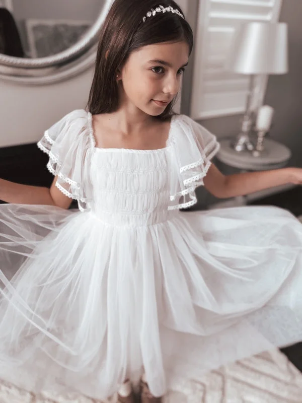 Liliana Girls White Dress