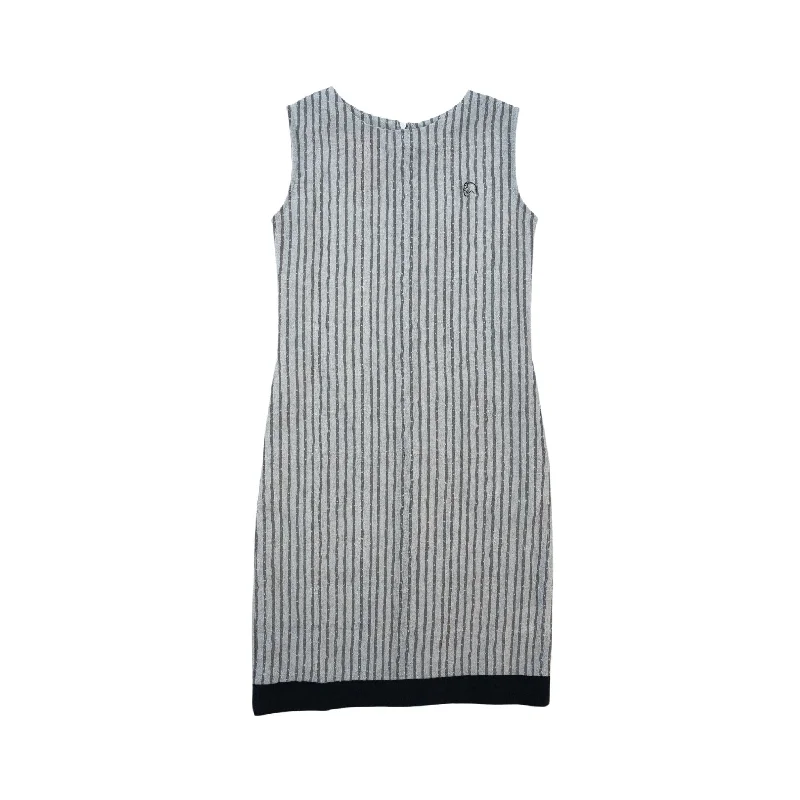 Modern Mini: Eco-Friendly Steel Grey Frock