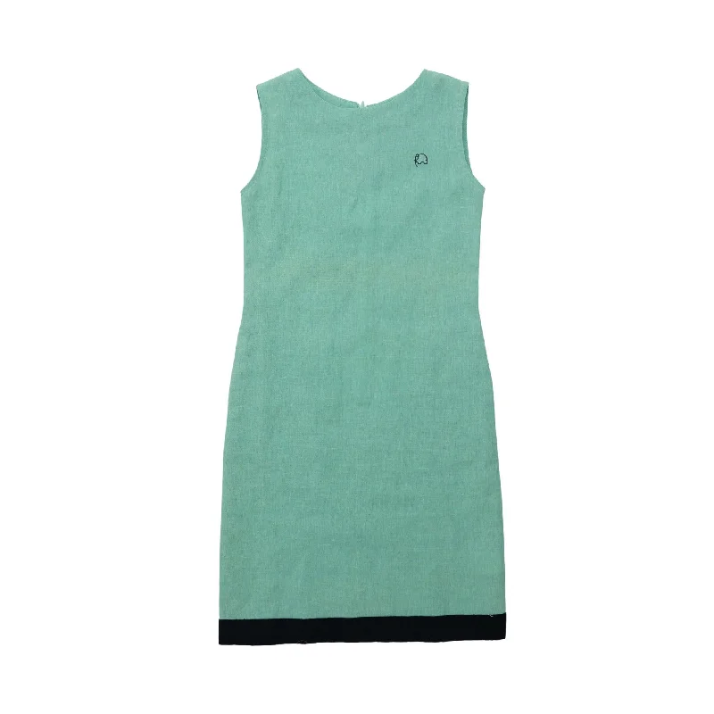 Ethically Made Magic: Neptune Green Linen Cotton Frock