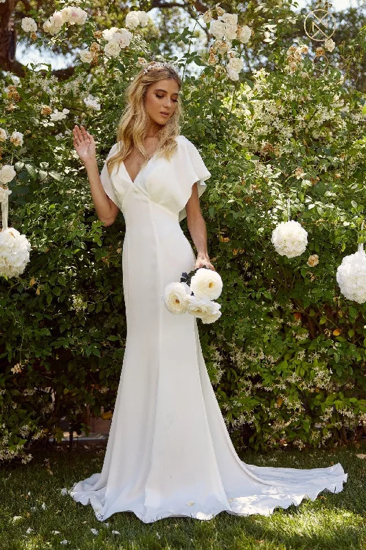 Long A-Line Wedding Gown