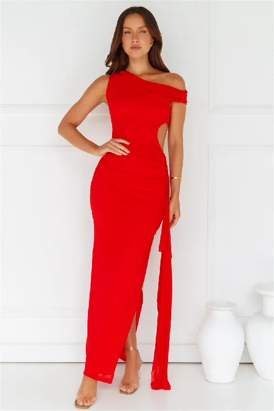 Mara Maxi Dress Red