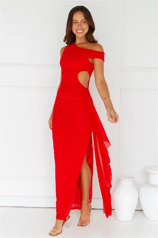 Mara Maxi Dress Red