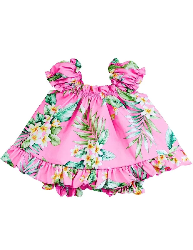 Mila Flower Baby Clothes 2 Piece Capri Set