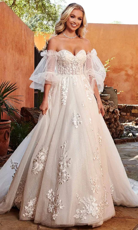 Rachel Allan Bridal RB2146 - Floral Sweetheart Bridal Gown